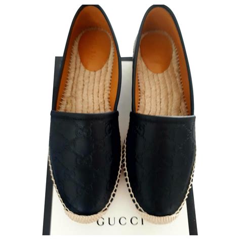 espadrille herren gucci|gucci espadrille flats.